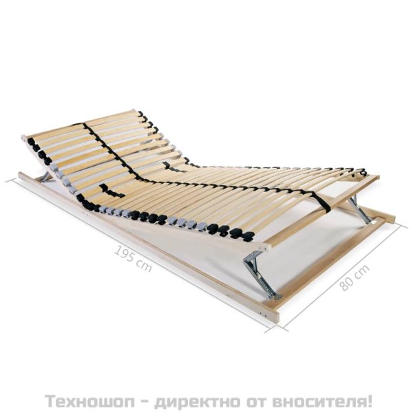 Подматрачна рамка с 28 ламела, 7 зони, 80x200 см