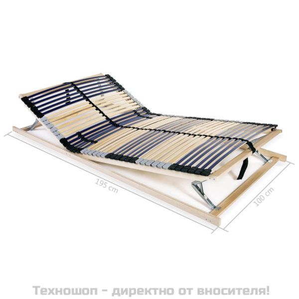 Подматрачна рамка с 42 ламела, 7 зони, 100x200 см