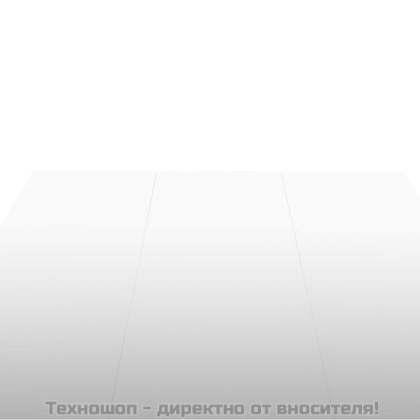 Трапезна маса, 179x89x81 см, висок гланц, бяла