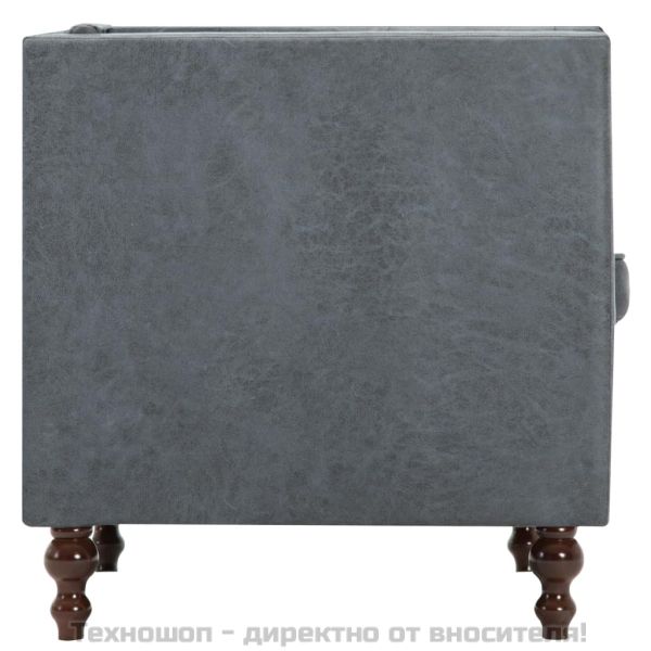 Фотьойл, сив, текстил