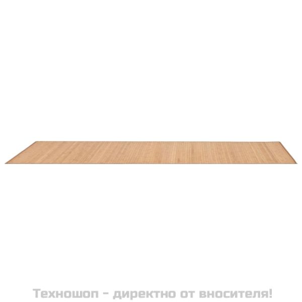 Бамбуков килим, 80x300 см, кафяв