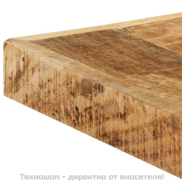 Трапезна маса, 160x80х75 cм, грубо мангово дърво масив