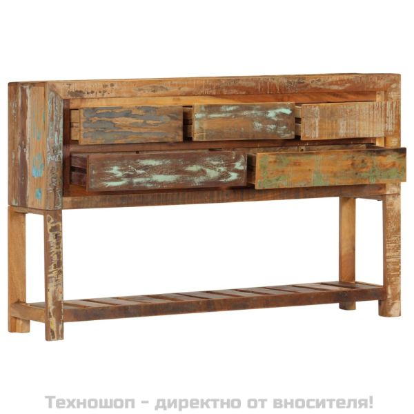 Бюфет, 120x30x75 см, регенерирано дърво масив