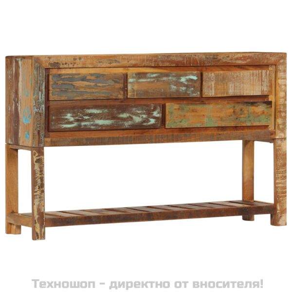 Бюфет, 120x30x75 см, регенерирано дърво масив