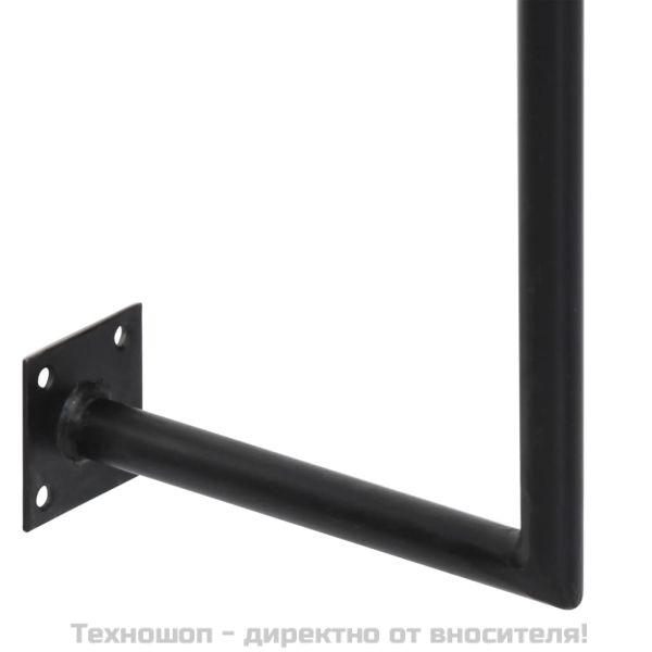 Бюро за стена, 90x40x170 см, акациево дърво масив