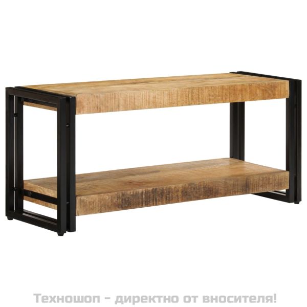 ТВ шкаф, 90x30x40 см, мангово дърво масив