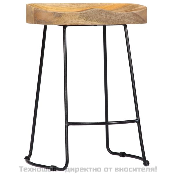 Gavin бар столове, 2 бр, мангово дърво масив