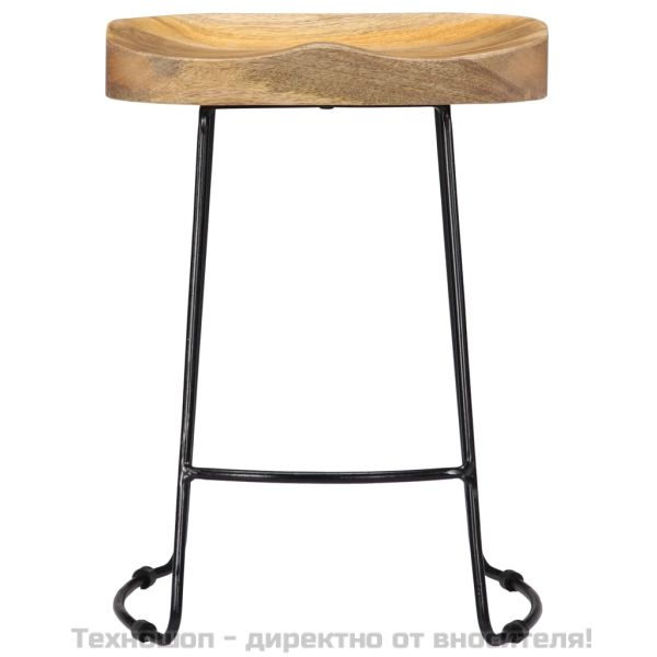 Gavin бар столове, 2 бр, мангово дърво масив