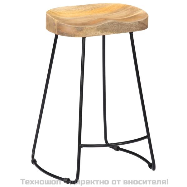 Gavin бар столове, 2 бр, мангово дърво масив