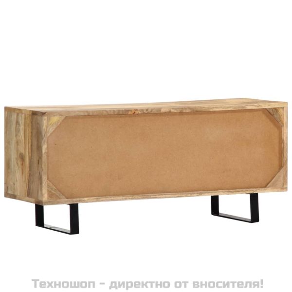 ТВ шкаф, 90x30x40 см, мангово дърво масив