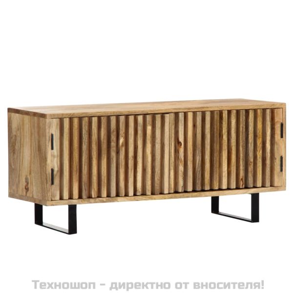 ТВ шкаф, 90x30x40 см, мангово дърво масив