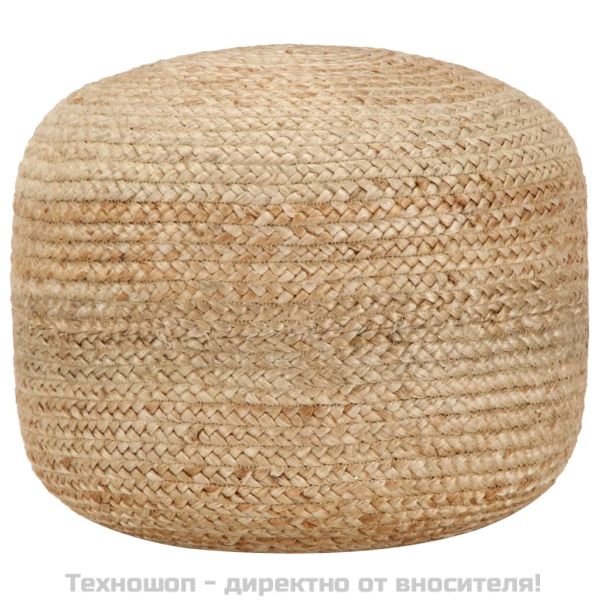 Ръчно изработен пуф, 45x30 см, юта