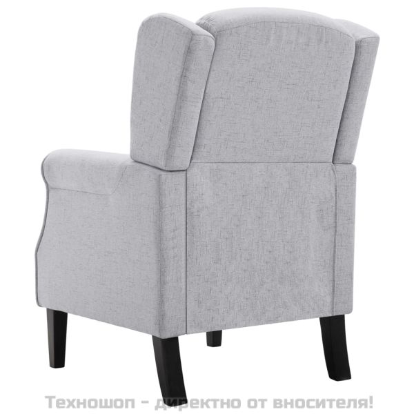 Фотьойл, светлосив, текстил