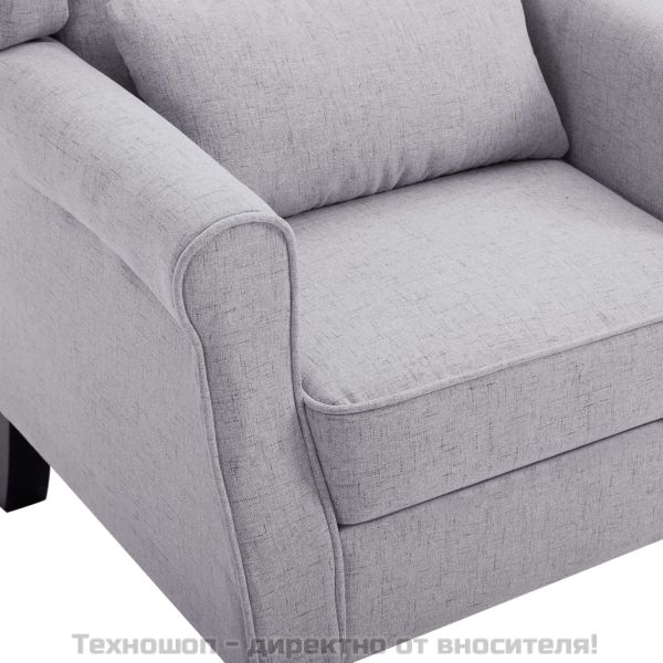 Фотьойл, светлосив, текстил