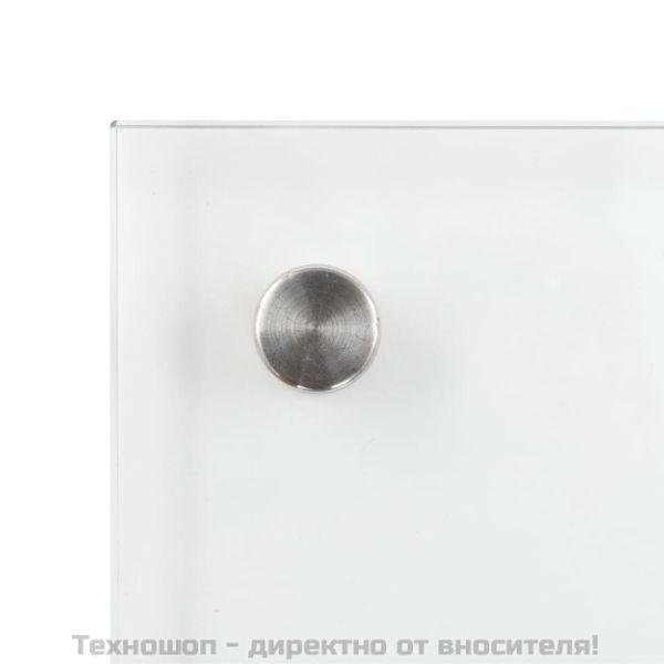 Кухненски гръб, прозрачен, 90x50 см, закалено стъкло