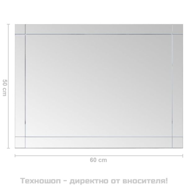 Стенно огледало, 60x50 см, стъкло