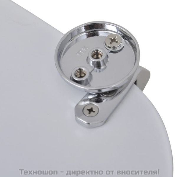 Тоалетни седалки с капаци, 2 бр, МДФ, вода