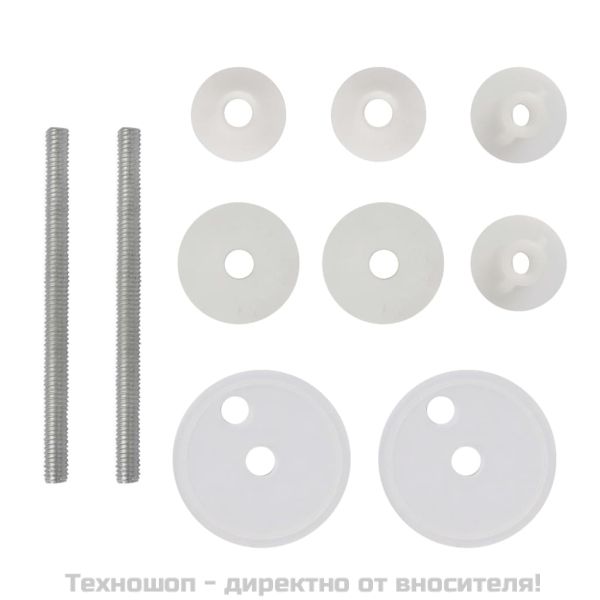 Тоалетни седалки с капаци, 2 бр, МДФ, вода