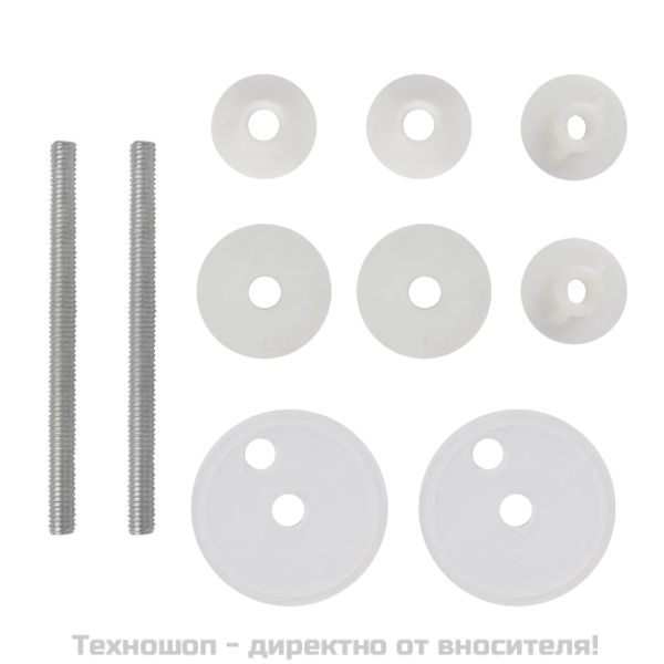 Тоалетни седалки с капаци, 2 бр, МДФ, камъчета