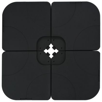 Градински чадър, с преносима основа, антрацит