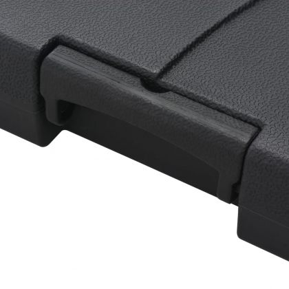 Алуминиев градински чадър, с преносима основа, таупе