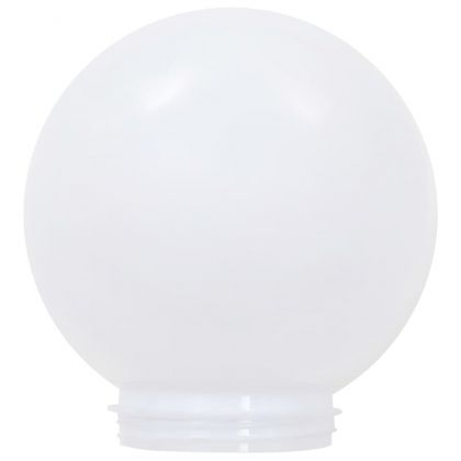 Външни соларни лампи 6 бр LED сферични 20 см RGB