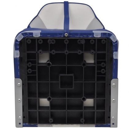 Сгъваеми столове за лодка, 2 бр, висока облегалка