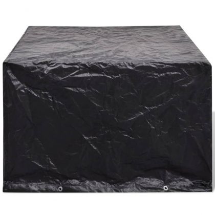 Покривала за градински мебели 2 бр 8 капси 135x135x90 см