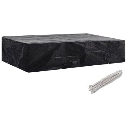 Покривала за градински мебели 2 бр 8 капси 218x77x55 см