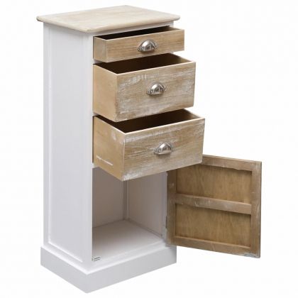 Страничен шкаф 38x28x86 см дърво пауловния