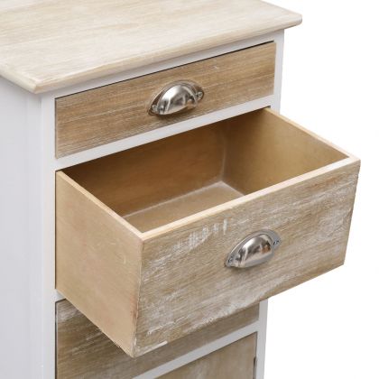Страничен шкаф 38x28x86 см дърво пауловния