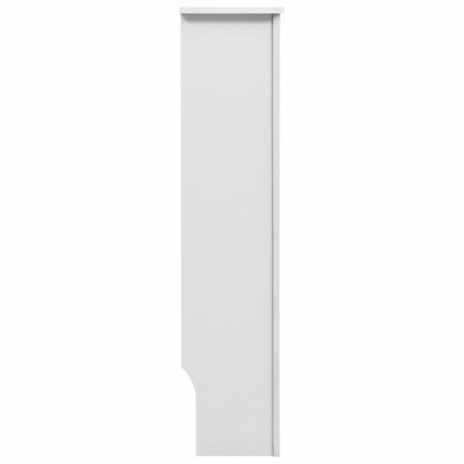 Параван за радиатор, бял, 172x19x81,5 см, МДФ