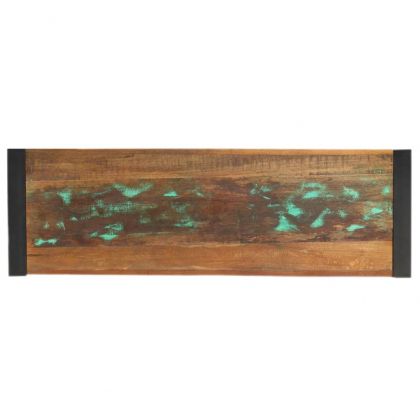 Конзолна маса, 110x35x76 см, регенерирано дърво масив