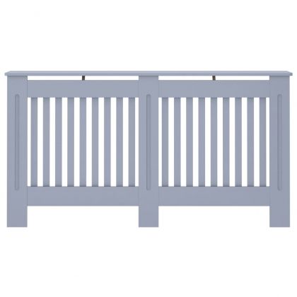 Параван за радиатор, антрацит, 152x19x81,5 см, МДФ