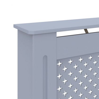 Параван за радиатор, антрацит, 112x19x81,5 см, МДФ