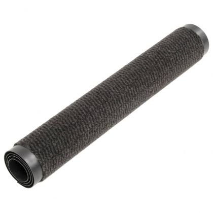 Правоъгълни изтривалки 2 бр усукани влакна 120х180 см черни