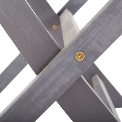 Сгъваеми градински столове, 6 бр, акация масив