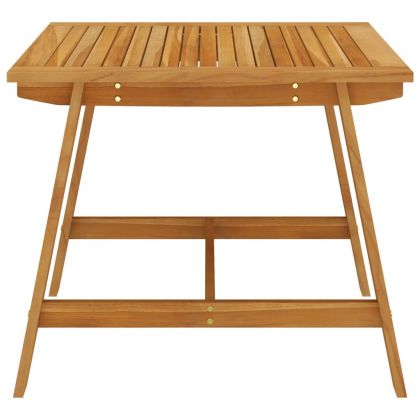 Градински трапезен комплект, 3 части, сив