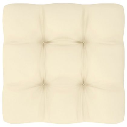 Градински лаундж комплект, 8 части, с възглавници, бор масив