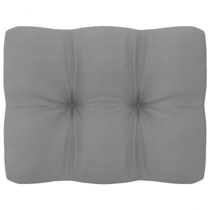 Градински лаундж комплект, 6 части, с възглавници, бор масив