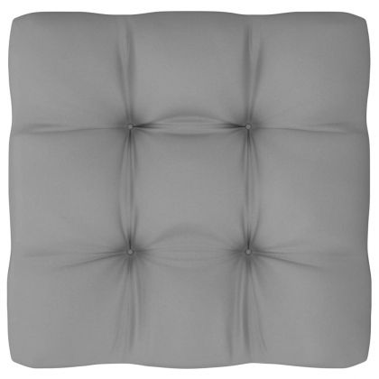 Градински лаундж комплект, 8 части, с възглавници, бор масив