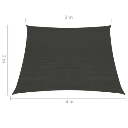 Платно-сенник, 160 г/м², антрацит, 3/4x2 м, HDPE