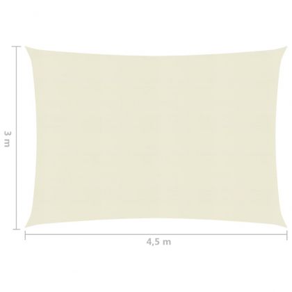 Платно-сенник, 160 г/м², кремаво, 3x4,5 м, HDPE