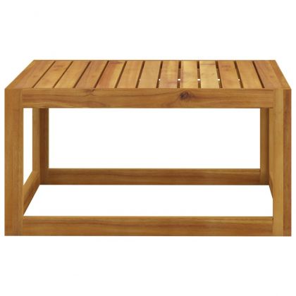 Маса за кафе, 68x68x29 см, акациево дърво масив