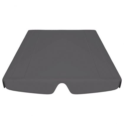 Резервен сенник за градинска люлка антрацит 188/168x145/110 см