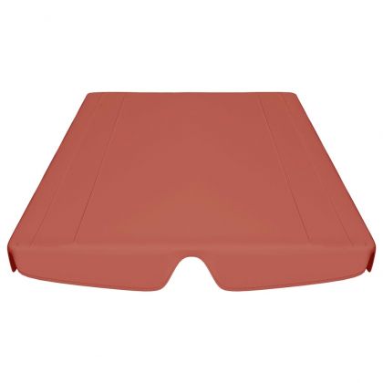 Резервен сенник за градинска люлка теракота 188/168x145/110 см