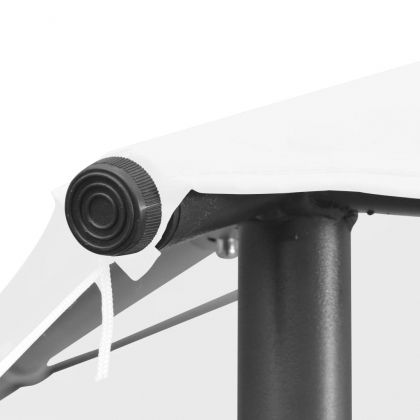 Беседка, 3x3x2,9 м, бяла, 180 г/м²