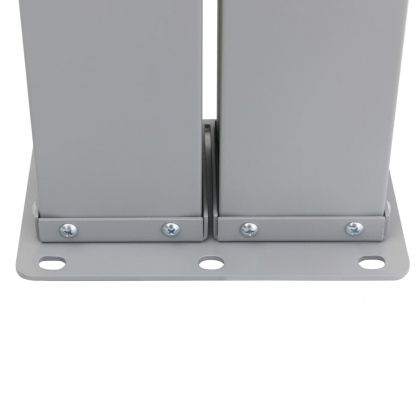 Прибираща се дворна странична тента, 170x1200 см, синя