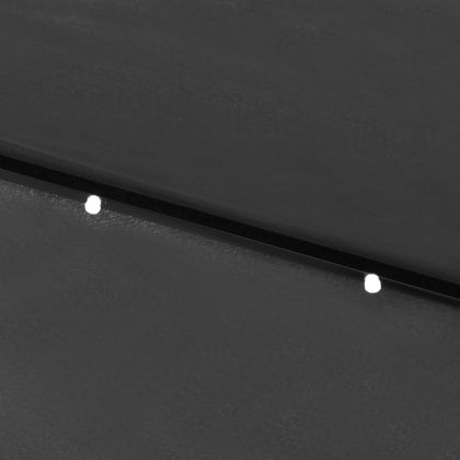 Градински чадър с LED и стоманен прът, антрацит, 2x3 м