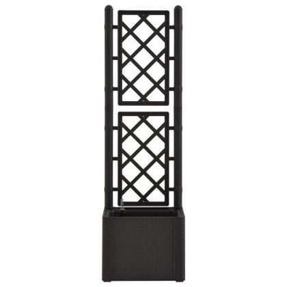 Градинска повдигната леха решетка самополивна система антрацит